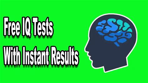 free iq test with instant results no email|Free IQ Test .